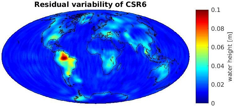 CSR6: global plot of non-seasonal, non-secular signal